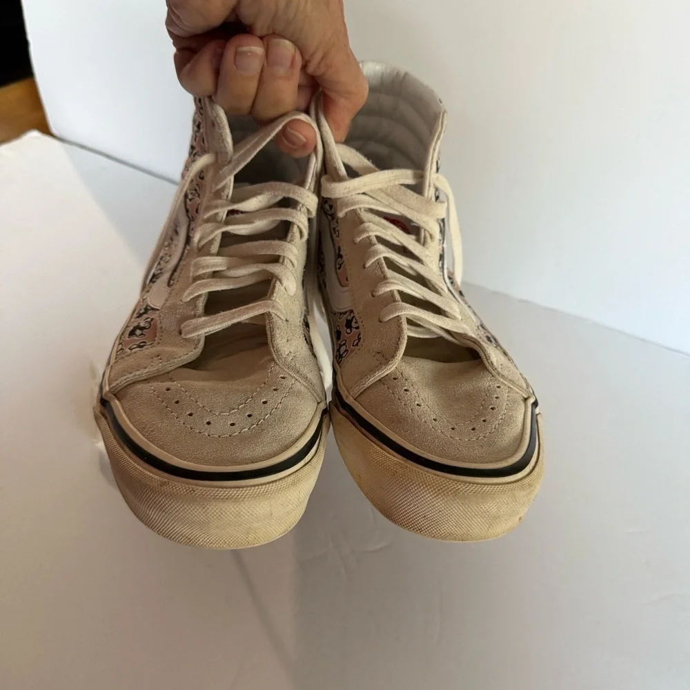 Vintage Vans Sk8-Hi Style 38 Pink Panda Print - Men's 9 / Women's 10.5 - Y2K